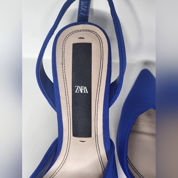 Zara blue heels, size 38 - Picture 4 of 6